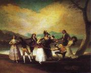 Francisco Jose de Goya Blind Man's Buff oil painting artist
